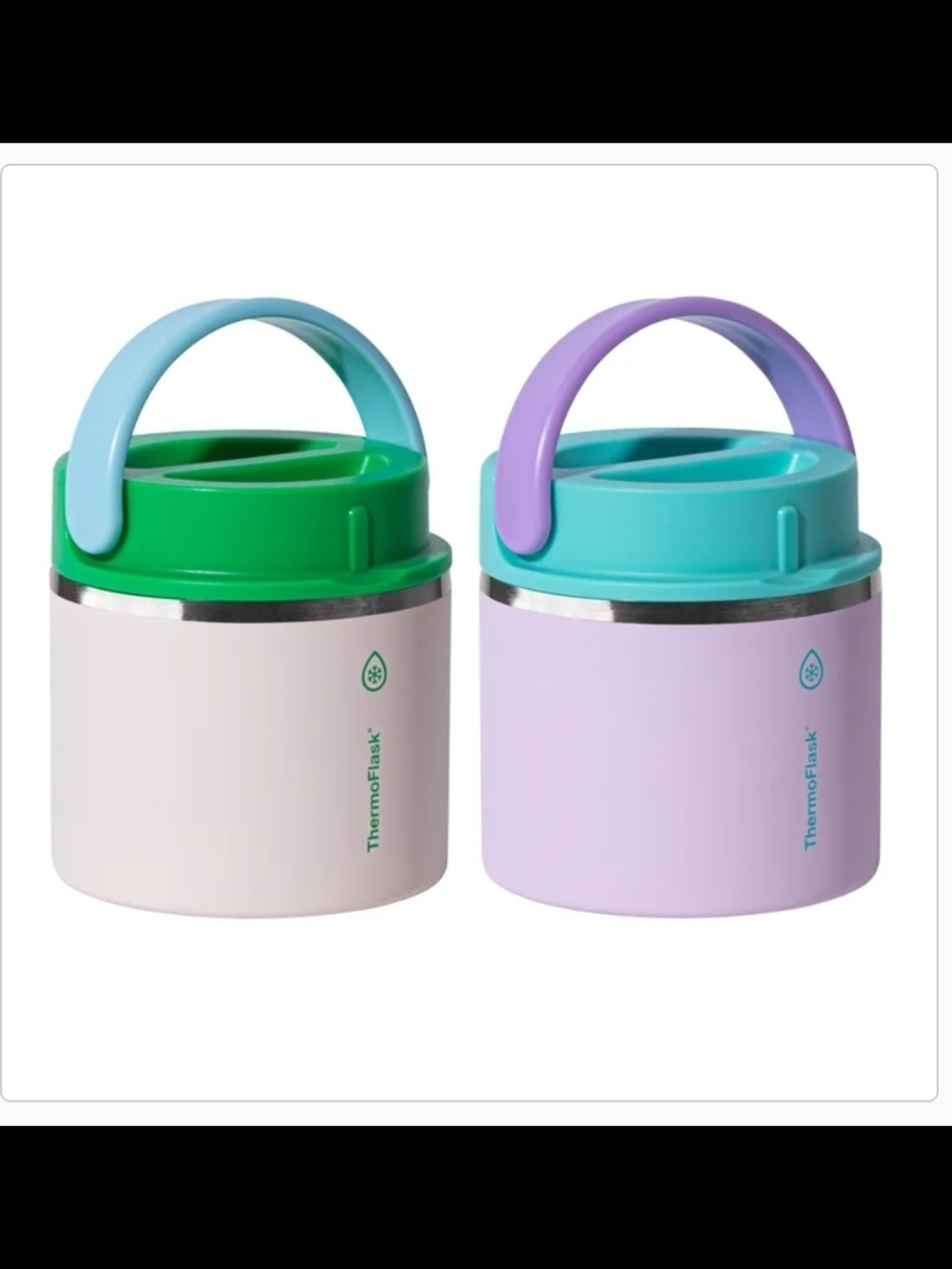 ThermoFlask 20 oz Insulated Food Jar, 2-pack